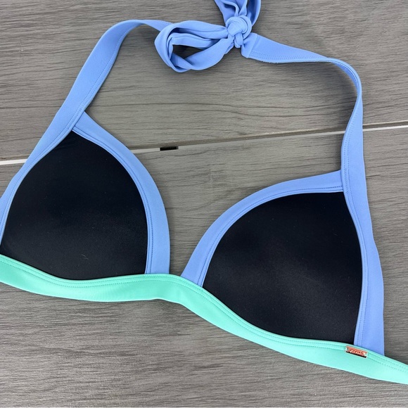 Pink swim triangle push up bikini top size small/medium - Picture 3 of 4